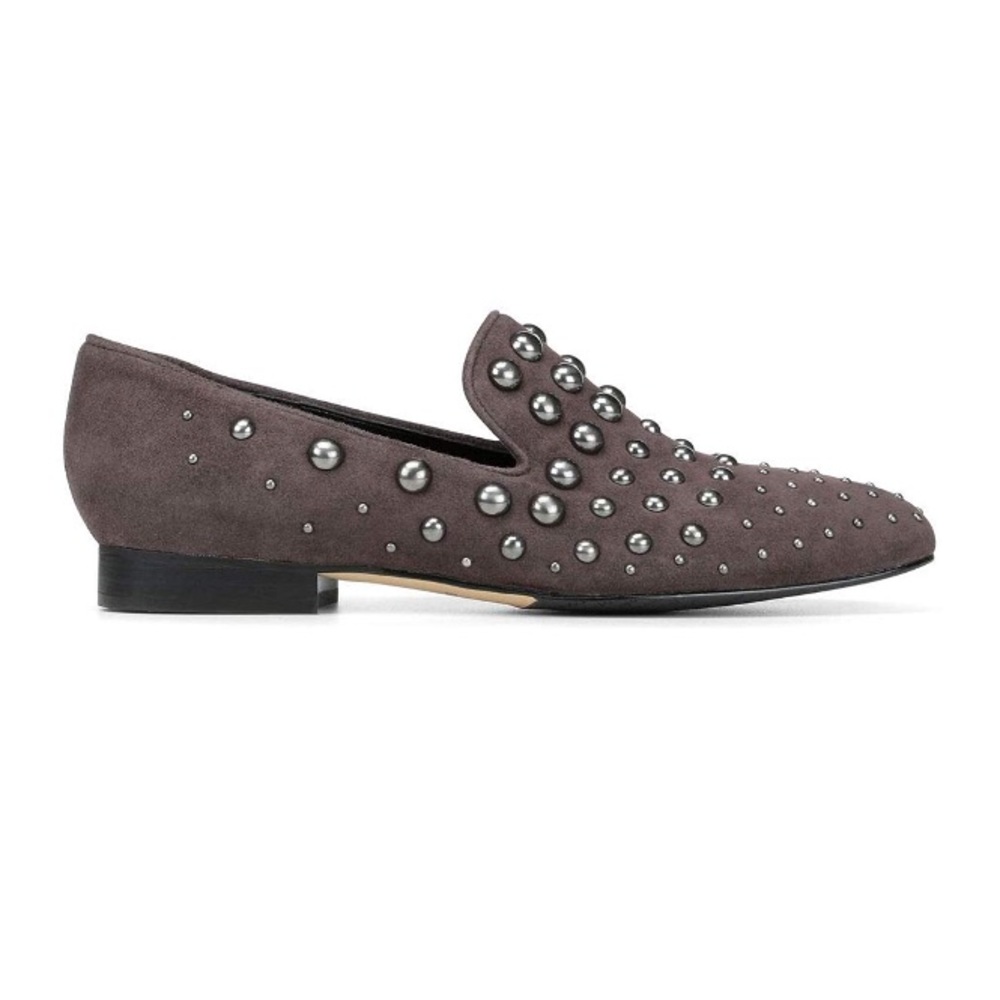 Donald J Pliner LOYD Studded Suede Loafer Flat - Picture 4 of 8